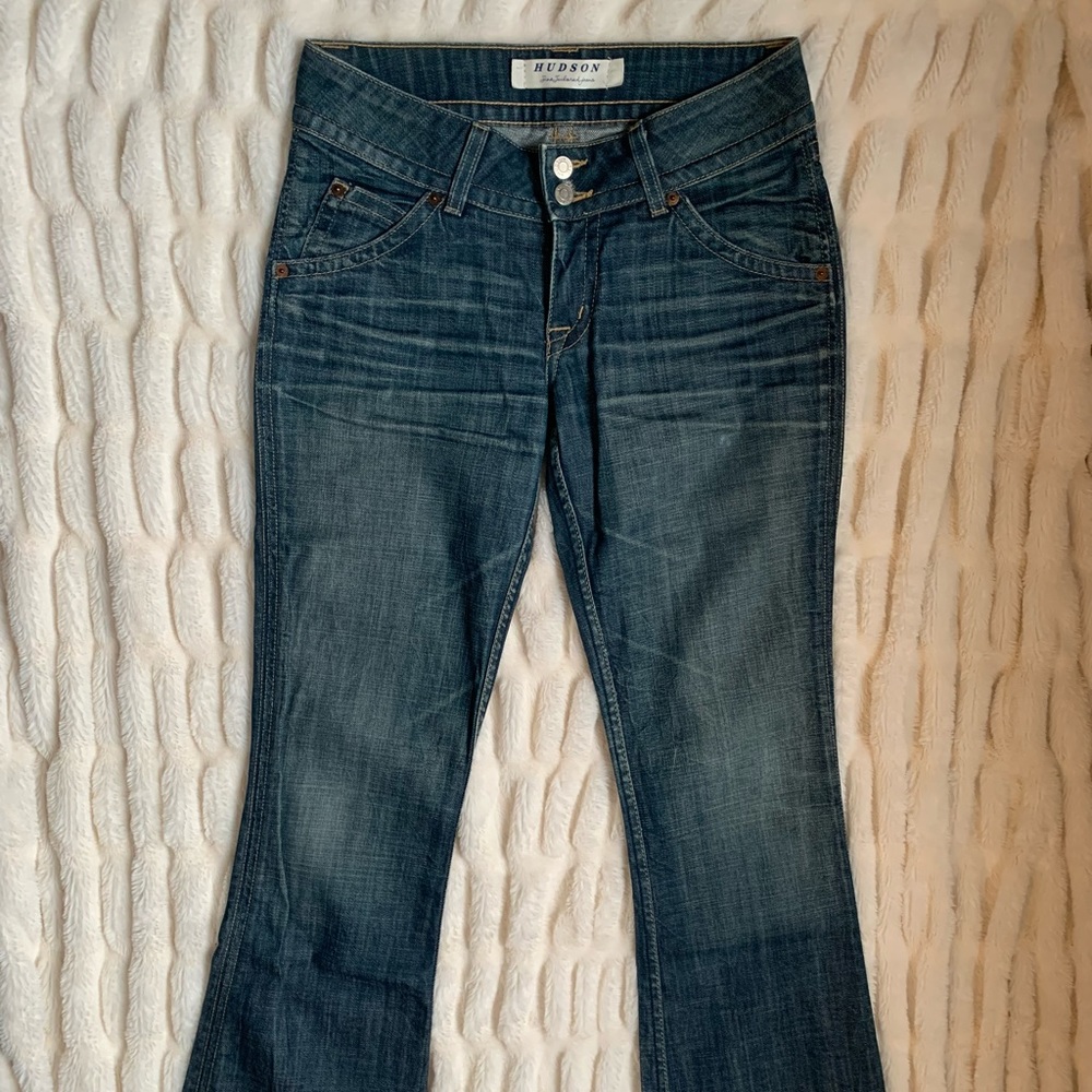 Hudson classic button pocket flares